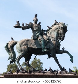 Public Statue Of National Hero General Gerardo Barrios(1830-1865)  In San Salvador.