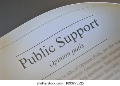 Public Support And Opinion Poll