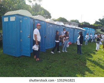 Public Toilet At Alumni Jogja Satukan Indonesia Event, Kridosono Stadium, Yogyakarta, Indonesia On March, 23rd 2019.