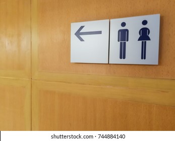 Sign Public Toilets Wc Restroom Stock Photo (Edit Now) 107609750