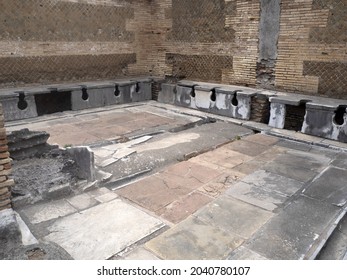 Public Toilet Wc Old Ancient Ostia Stock Photo 2040780107 | Shutterstock