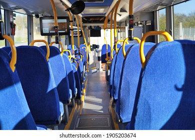 The Public Transport Bus Inside View .