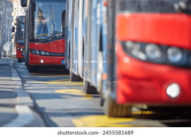 Public transportation bus in urban surroundings. - Powered by Shutterstock