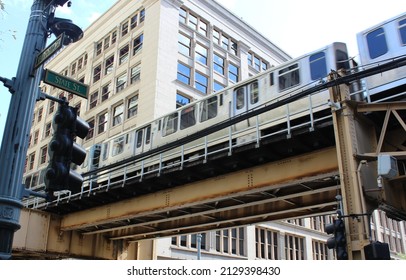 Public Transportation Chicago Subway Tracks