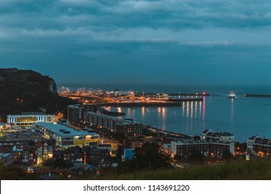 Pucture Of Dover Town In England