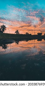 Puddle In Sunset Sitiawan Manjung