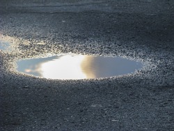 A puddle of water, a Nature Photo by luismigueljj