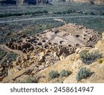 Pueblo Bonito of Chaco Culture National Historical Park : Chaco Canyon, New Mexico, USA