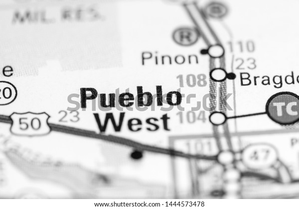 Pueblo West Colorado Usa On Map Stock Photo Edit Now 1444573478