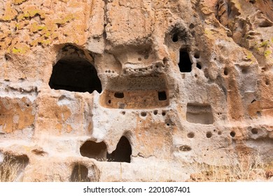 Pueblos In Bandelier National Monument, New Mexico, USA 