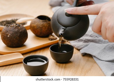 Puer Tea In Orange