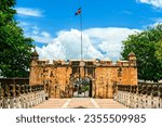 Puerta del Conde, an ancient gate in Santo Domingo, the capital of Dominican Republic