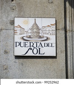 Puerta Del Sol, Madrid.