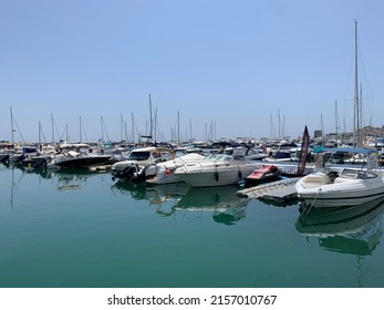 Puerto Banus luxury yacht marina on the Costa del Sol. Marbella, Spain, 14th May 2022