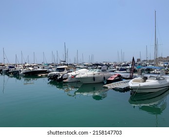 Puerto Banus luxury yacht marina on the Costa del Sol. Marbella, Spain, 14th May 2022