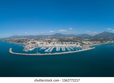 Puerto Banus Marbella - Aerial View Costa Del Sol