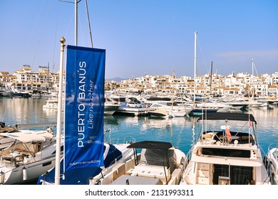 Puerto Banus. Marbella, Costa del Sol, Andalusia, Spain. Picture taken – February 25, 2022.