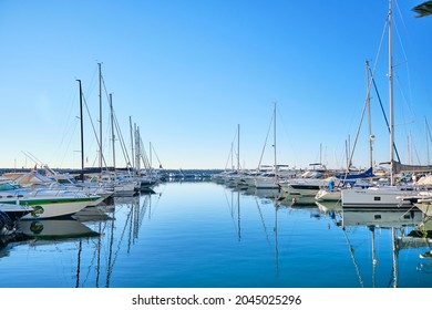 Puerto Banus, Marbella September 19, 2021, Puerto Banus yachts, exclusive place on the Costa del Sol