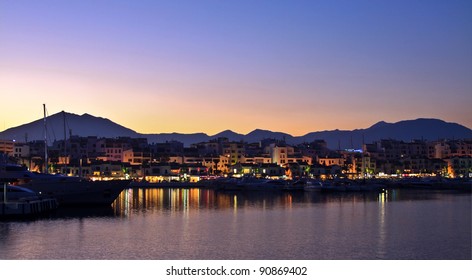 Puerto Banus At Sunset