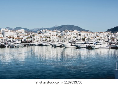 Puerto Banús marina of Marbella, Costa del Sol, Spain