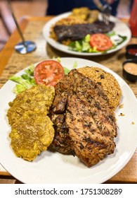 Puerto Rican Boriquen Food Tostones