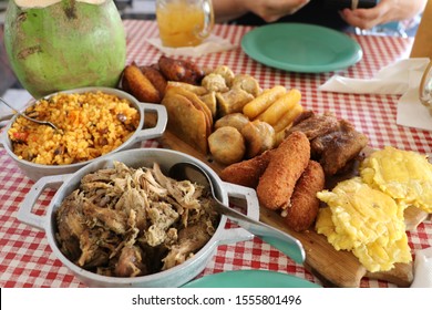 Puerto Rican Cuisine Sampler Dish