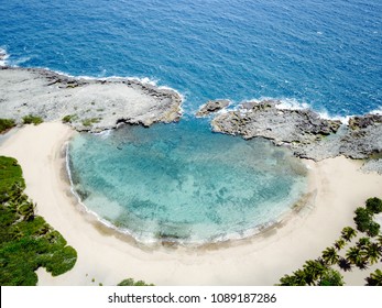 Puerto Rico Beach - Mar Chiquita - Manati Aerial From Drone