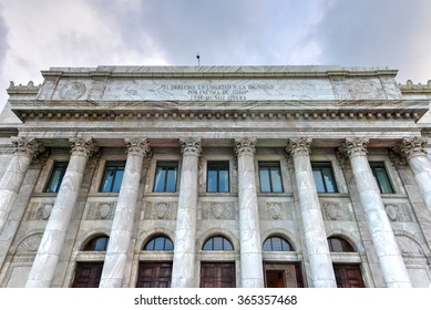 Puerto Rico Capitol (Capitolio De Puerto Rico) In San Juan, Puerto Rico.