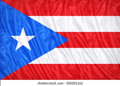 Puerto Rico Flag Pattern On Fabric Stock Photo 350201162 | Shutterstock