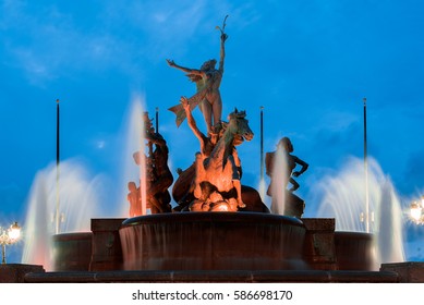 Puerto Rico, Paseo De La Princesa Fountain