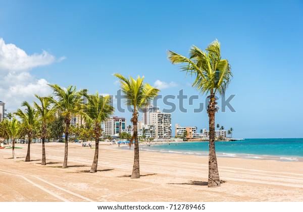 Puerto Rico San Juan Beach Landscape Stock Photo Edit Now 712789465