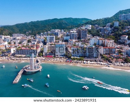 Puerto Vallarta Pier in winter season