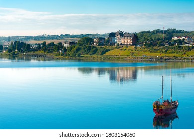 Puerto Varas at the shores of Lake Llanquihue, X Region de Los Lagos, Chile - Shutterstock ID 1803154060
