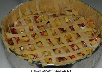 Puff Pastry Cake With Assorted Fruits