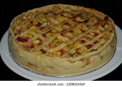 Puff Pastry Cake With Assorted Fruits