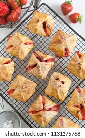 Puff Pastry Pockets Stuffed With Strawberries