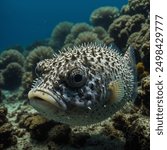 Pufferfish, also known as blowfish or fugu, are small to medium-sized marine fish known for their ability to inflate their bodies as a defense mechanism. They do this by swallowing water (or air when 