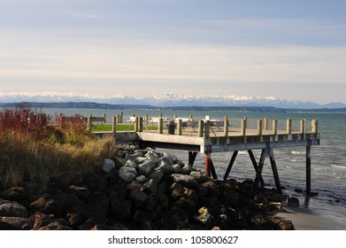 Puget Sound From Alki Point, Seattle