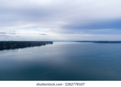 The Puget Sound from Tolmie State Park in Olympia, Washihngton - Shutterstock ID 2282778107