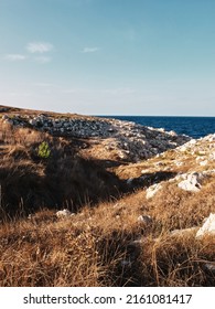 Puglia Coast In Southern Italy, Adriatic Sea Coast