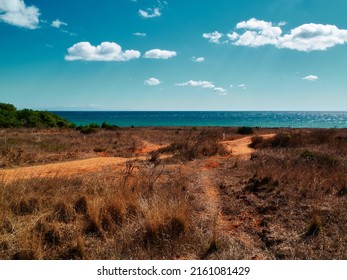 Puglia Coast In Southern Italy, Adriatic Sea Coast