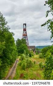 Puit Simon Old Coal Mine Disused Forbach Lorraine France - Shutterstock ID 1197296878
