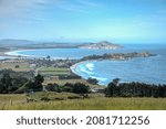 Puketeraki lookout in New Zealand