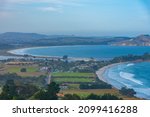 Puketeraki lookout in New Zealand