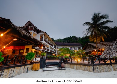 Pulau Perhentian, Terengganu - August 14th, 2018  : Beautiful scenery at Perhentian Island Malaysia.Perhentian Island is the most favourite holiday destination among tourists