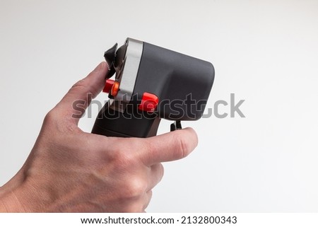 pull the button on control column in Fighter aircraft