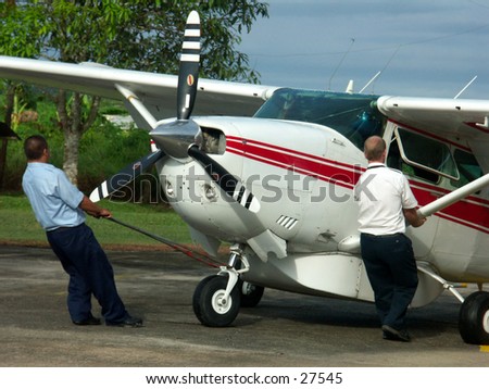 Pull the plane
