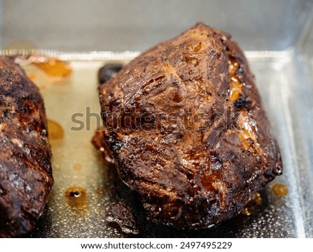 Pulled Pork of a pork shoulder