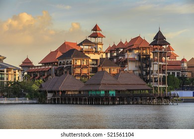 Pullman Restaurant Lakeside Evening Time Putrajaya Stock Photo ...