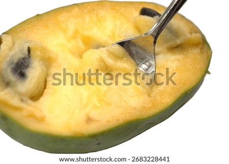 The pulp of a fruit called 